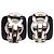 Orecchini a clip con motivo capuchon Chanel Coco Mark Nero Argento - vista 2