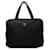 Borsa a mano con placca logo Triangle Prada Nero  - vista 1