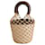 Borsa a secchiello Moreau Staud Marrone Beige  - vista 1