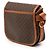 Céline Borsa a tracolla in pelle marrone Celine Macadam - vista 2