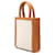 Cabas Céline Borsa Tote Verticale Celine Marrone Bianco  - vista 2