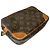 Clutch Louis Vuitton Marly Dragonne PM Marrone Monogramma - vista 7