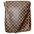 Bolsa de ombro Musette Louis Vuitton Marrom Damier ebene