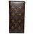 Portafoglio lungo Louis Vuitton Monogram Brazza Marrone