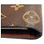 Portafoglio lungo Louis Vuitton Monogram Brazza Marrone - vista 7