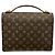 Borsa Louis Vuitton Monceau 28 in tela Monogram marrone - vista 2