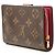 Carteira Bi-fold Juliette Monogram Louis Vuitton Marrom Fuschia - vista 2