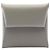 Monedero Bastia Gris Hermès Castaño
