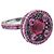 Anello Boucheron, "Liz" or noirci, tormaline e zaffiri rosa. - vista 2