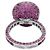 Anello Boucheron, "Liz" or noirci, tormaline e zaffiri rosa. - vista 4