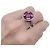 Anello Boucheron, "Liz" or noirci, tormaline e zaffiri rosa. - vista 5