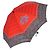 Christian Dior Folding Umbrella Polyester Made by Kanebo Red Gold Auth 184395M