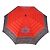Christian Dior Folding Umbrella Polyester Made by Kanebo Red Gold Auth 184395M - view 2