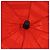 Christian Dior Folding Umbrella Polyester Made by Kanebo Red Gold Auth 184395M - view 7