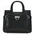 Borsa a mano Salvatore Ferragamo Gancini in rattan nero e argento Auth 184711V - vista 2