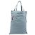 PRADA Sports Line Tote Bag Canvas Hellblau Silber Auth 185264