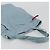 PRADA Sports Line Tote Bag Canvas Hellblau Silber Auth 185264 - Ansicht 6
