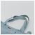 PRADA Sports Line Tote Bag Canvas Hellblau Silber Auth 185264 - Ansicht 8