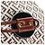 Borsa Tote FENDI Zucchino Canvas Bianco Oro Auth 184707V D'oro - vista 18