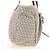 Borsa Tote FENDI Zucchino Canvas Bianco Oro Auth 184707V D'oro - vista 5