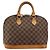 LOUIS VUITTON Borsa Damier Ebene Alma N51131 LV Auth 184636A - vista 2