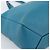 Sac cabas LOEWE Anagram East West en cuir Turquoise Blue Silver Auth 185182V Argenté - vue 14