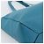 Sac cabas LOEWE Anagram East West en cuir Turquoise Blue Silver Auth 185182V Argenté - vue 16