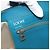Sac cabas LOEWE Anagram East West en cuir Turquoise Blue Silver Auth 185182V Argenté - vue 18