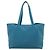 Sac cabas LOEWE Anagram East West en cuir Turquoise Blue Silver Auth 185182V Argenté - vue 2