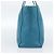 Sac cabas LOEWE Anagram East West en cuir Turquoise Blue Silver Auth 185182V Argenté - vue 3