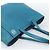 Sac cabas LOEWE Anagram East West en cuir Turquoise Blue Silver Auth 185182V Argenté - vue 6