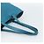 Sac cabas LOEWE Anagram East West en cuir Turquoise Blue Silver Auth 185182V Argenté - vue 7