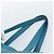 Sac cabas LOEWE Anagram East West en cuir Turquoise Blue Silver Auth 185182V Argenté - vue 8