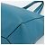 Sac cabas LOEWE Anagram East West en cuir Turquoise Blue Silver Auth 185182V Argenté - vue 9
