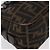 Borsa a Spalla FENDI Zucca Canvas Nero Marrone Auth 185459 - vista 10