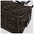Borsa a Spalla FENDI Zucca Canvas Nero Marrone Auth 185459 - vista 11