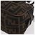 Borsa a Spalla FENDI Zucca Canvas Nero Marrone Auth 185459 - vista 13