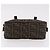 Borsa a Spalla FENDI Zucca Canvas Nero Marrone Auth 185459 - vista 9