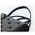 FENDI Handtasche Lackleder 2-Wege Schwarz Silber Auth 184926A - Ansicht 10