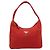 Pochette PRADA in nylon rosso argento 184627A - vista 2