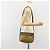 Céline Borsa a Spalla CELINE Macadam Canvas PVC Beige Oro Auth bs35608 D'oro - vista 24