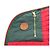 Abrigo para mascotas GUCCI Web Sherry Line Algodón Rojo Verde Auth 183133M Roja - vista 3