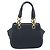 Borsa Salvatore Ferragamo Gancini in Pelle 2way Navy Gold Auth 184864V - vista 2