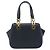 Borsa Salvatore Ferragamo Gancini in Pelle 2way Navy Gold Auth 184864V - vista 3