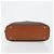 Céline Borsa a Mano CELINE Macadam Canvas PVC Pelle Marrone Oro Auth 184709 D'oro - vista 10