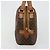 Céline Borsa a Mano CELINE Macadam Canvas PVC Pelle Marrone Oro Auth 184709 D'oro - vista 5