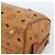 Borsa a Mano MCM Vicetos Logogram PVC Pelle Marrone Oro Auth 185091 D'oro - vista 10