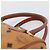 Borsa a Mano MCM Vicetos Logogram PVC Pelle Marrone Oro Auth 185091 D'oro - vista 8