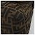 FENDI Zucca Canvas Mamma Baguette Shoulder Bag Black Brown Auth 184905SAM Marrone Nero - vista 10