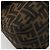 FENDI Zucca Canvas Mamma Baguette Shoulder Bag Black Brown Auth 184905SAM Marrone Nero - vista 11